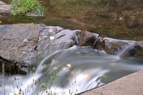 Fast stream slow door photography photo