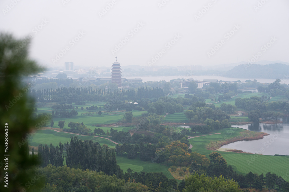 Yanqi Pagoda in Yanqi Lake, Huairou, Beijing
