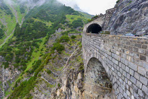 Flexenpassstraße im Bereich Hölltobel im Bundesland Vorarlberg (Österreich)	 photo