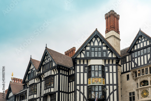 UK, England, London, Half-timbered houses at Great Marlborough Street photo