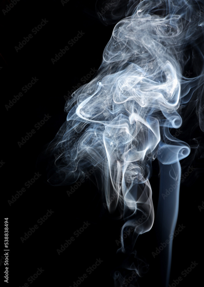 Obraz premium abstract smoke on black background