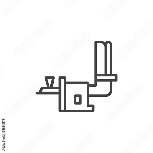 Power Belt Sander line icon
