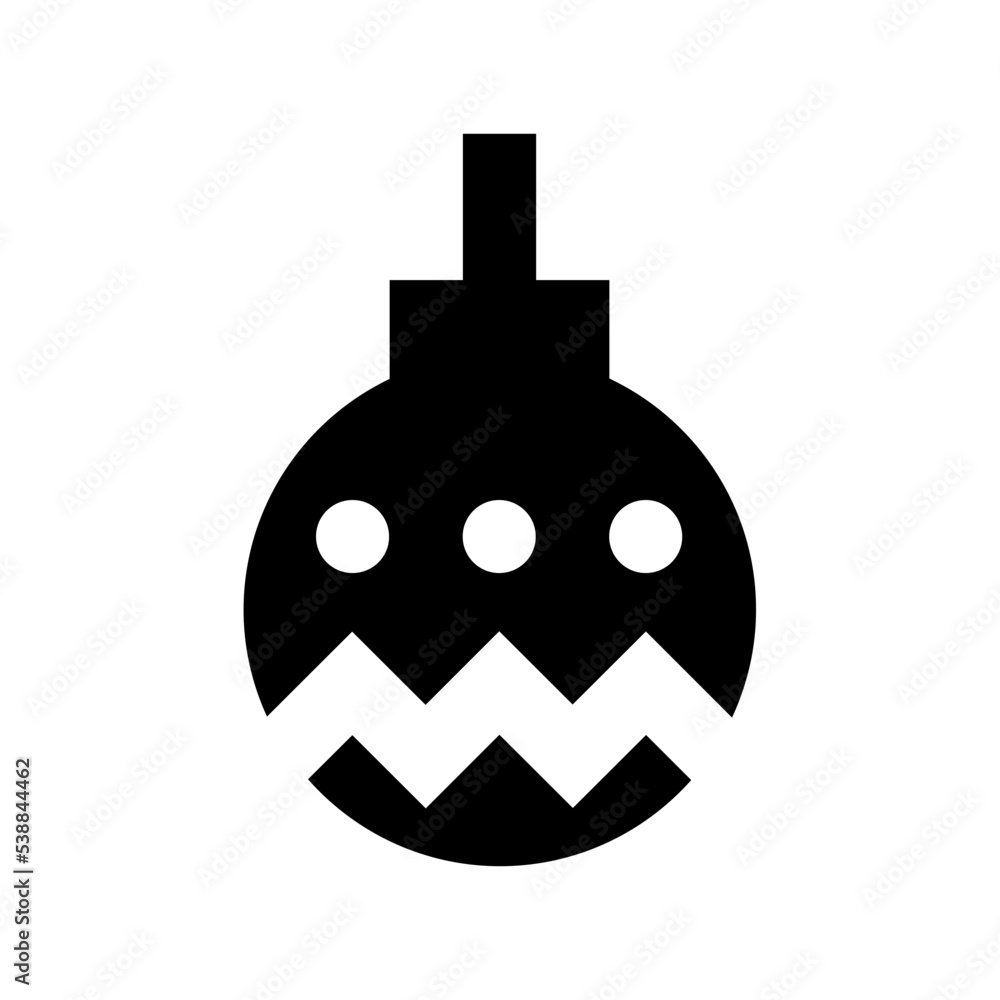 Fototapeta premium Bauble Vector Icon