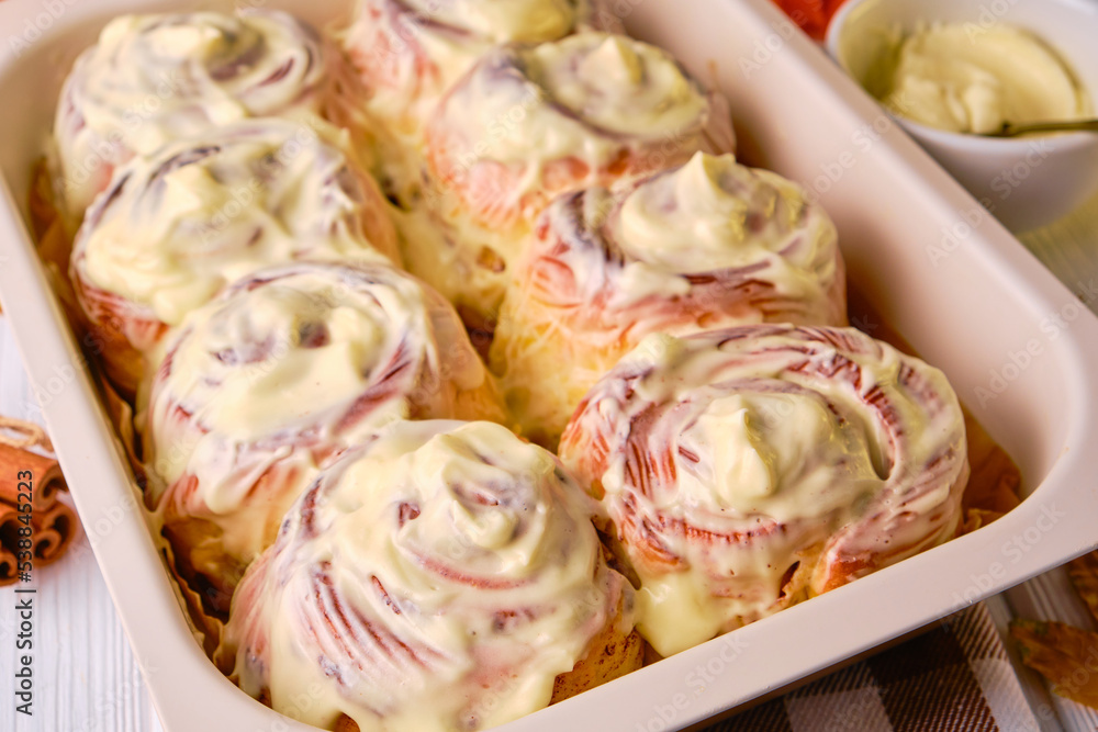 Homemade Pumpkin cinnamon rolls with cream cheese Homemade Pumpkin cinnamon rolls with cream cheese