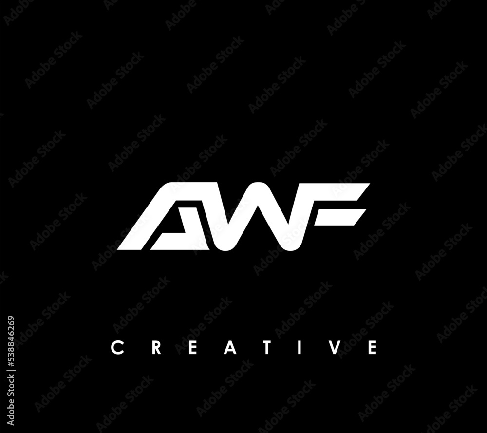 AWF Letter Initial Logo Design Template Vector Illustration Stock ベクター |  Adobe Stock