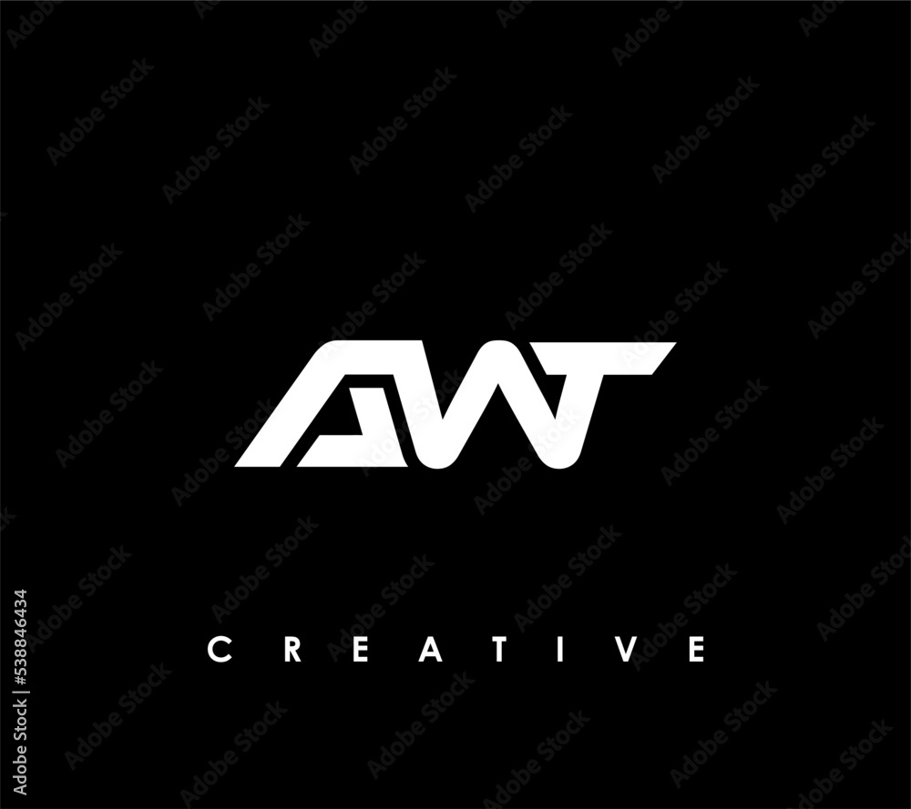 AWT Letter Initial Logo Design Template Vector Illustration AWT Letter Initial Logo Design Template Vector Illustration