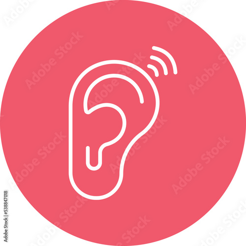 Listener Vector icon which is suitable for commercial work and easily modify or edit it 