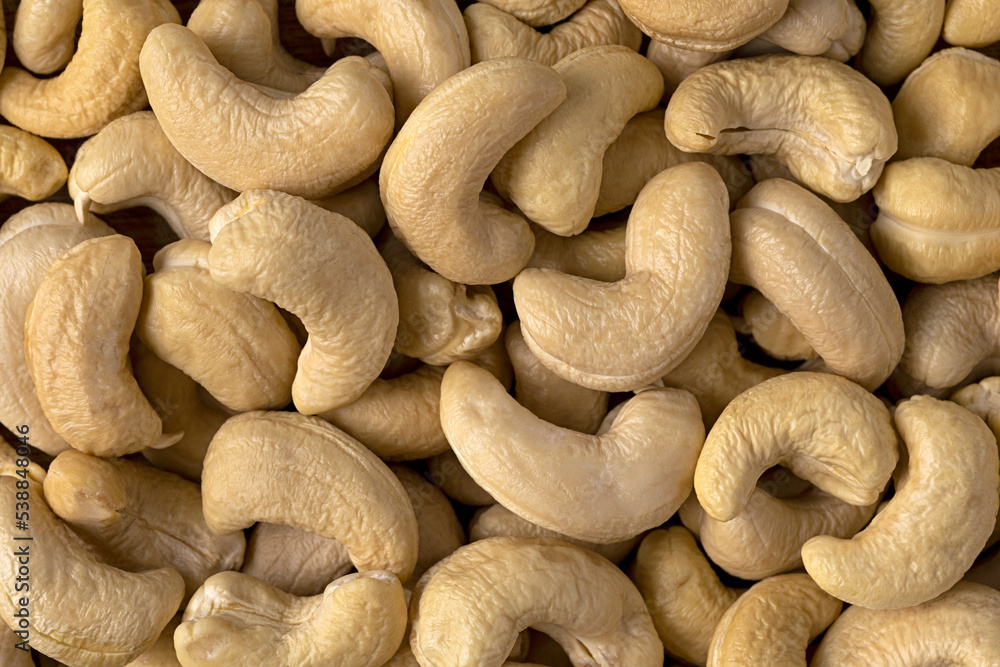 cashew nuts background