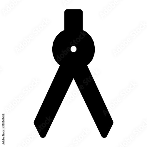 Compass Tool Vector Icon