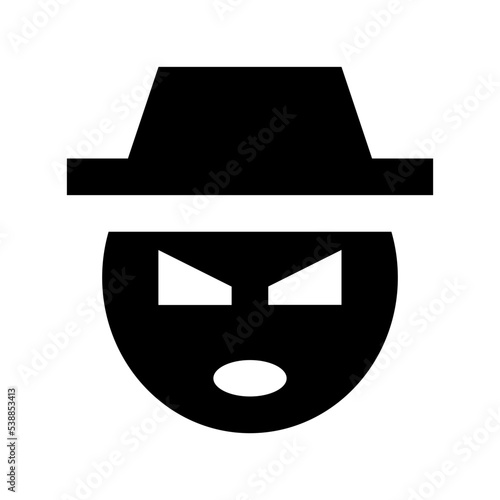 Spy Flat Vector  Icon