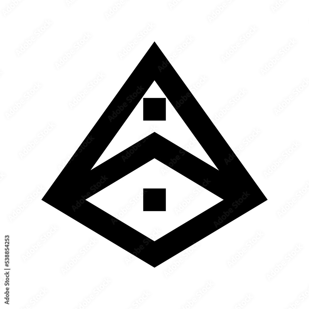 Triangle Tool Flat Vector Icon Triangle Tool Flat Vector Icon