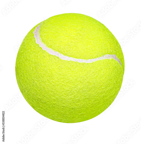 tennis ball isolated on transparent