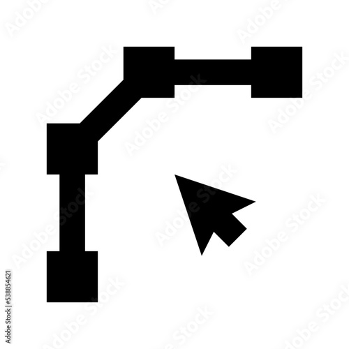 Pen Tool Flat Vector Icon