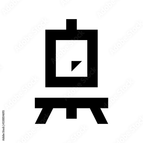 Easel Board Flat Vector Icon