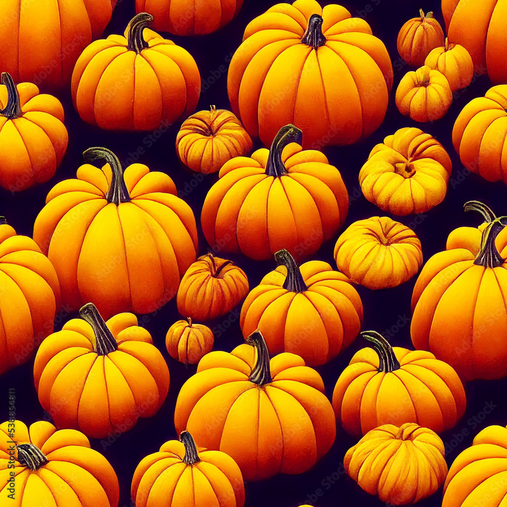 pumpkin harvest, seamless pattern pumpkin harvest, seamless pattern