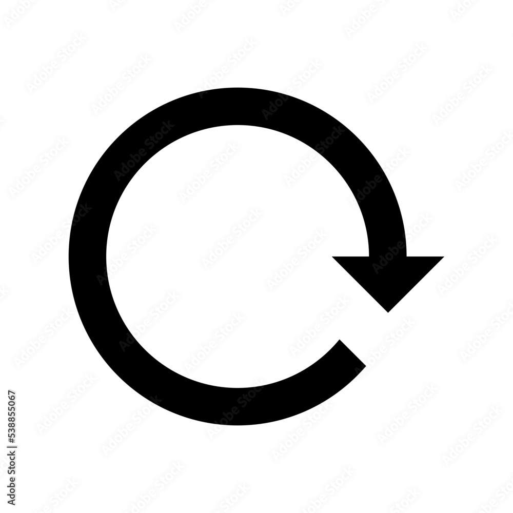Refresh Flat Vector Icon Refresh Flat Vector Icon
