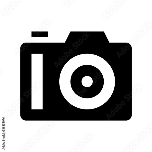 Digital Camera Flat Vector Icon