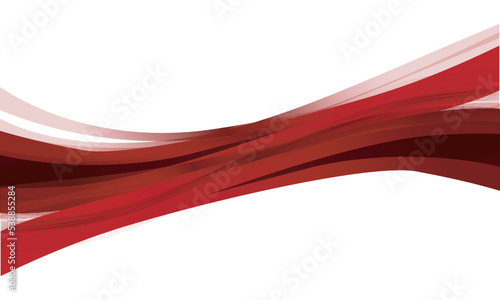Red curve abstract wave vector design background
