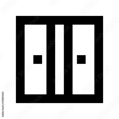 Home Entrance Flat Vector Icon 
