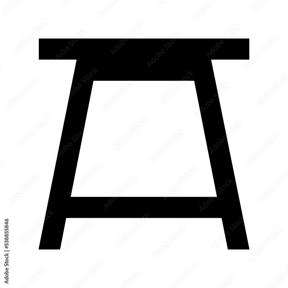Stool Flat Vector Icon Stool Flat Vector Icon