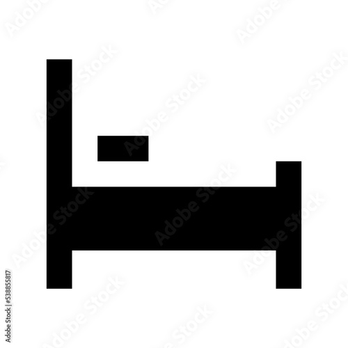 Bed Flat Vector Icon