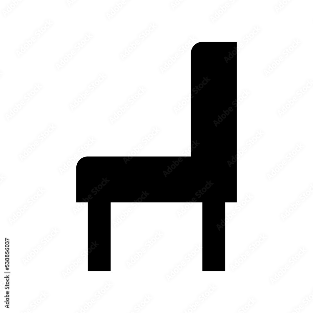 Chair Flat Vector Icon Chair Flat Vector Icon