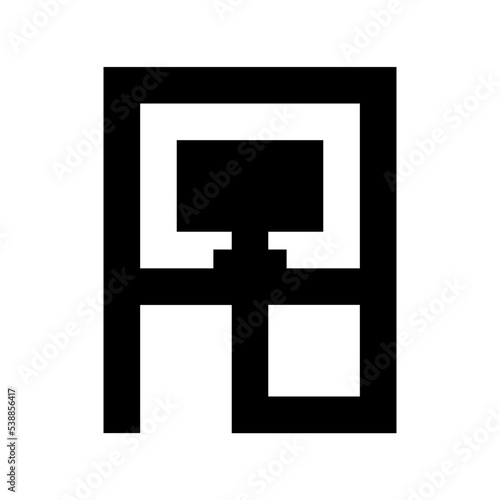 TV Stand Flat Vector Icon 