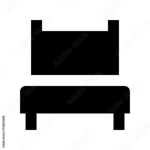 Bed Flat Vector Icon