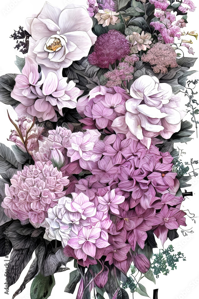 Fototapeta premium pink carnation flowers
