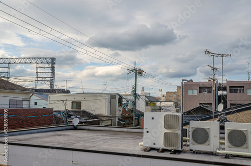 市街地の都市風景