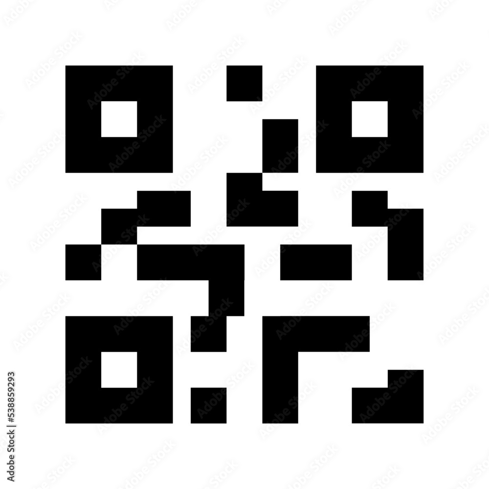 QR Code Flat Vector Icon QR Code Flat Vector Icon