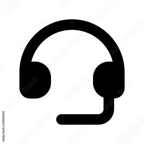 Headphones Flat Vector Icon