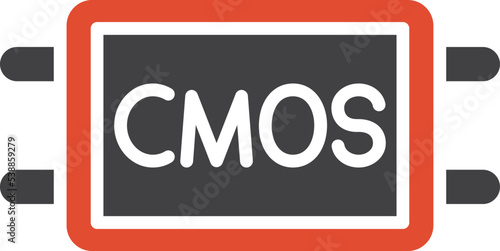 Cmos Vector icon which is suitable for commercial work and easily modify or edit it
 photo