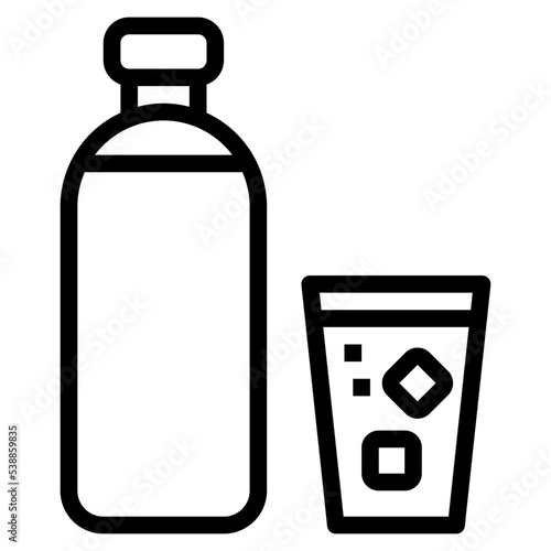 Beverage outline icon