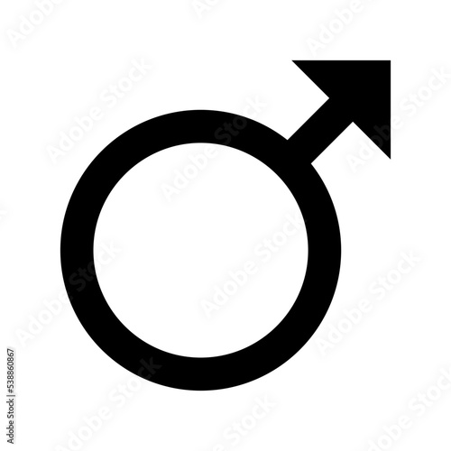 Male Gender Flat Vector Icon