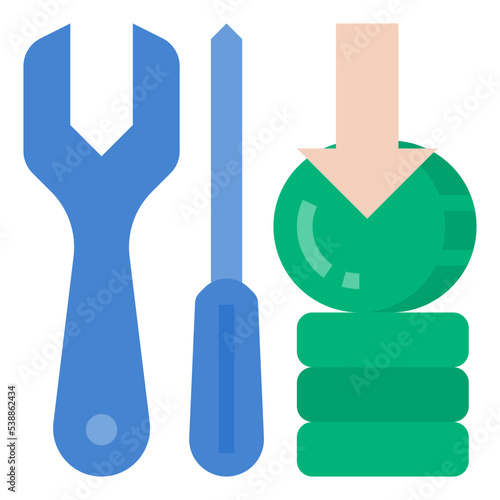 cheaper maintenance icon