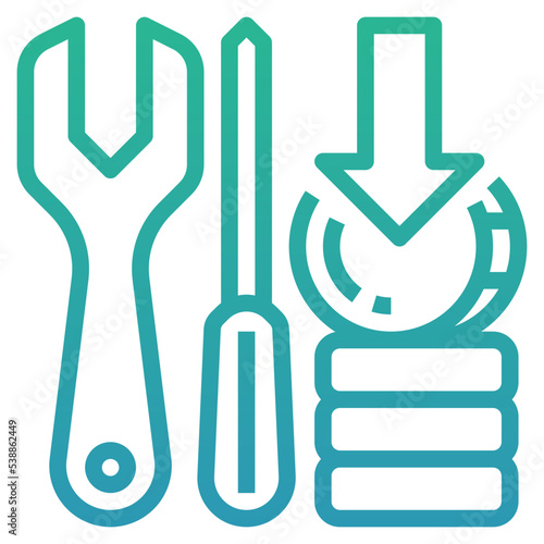 cheaper maintenance icon