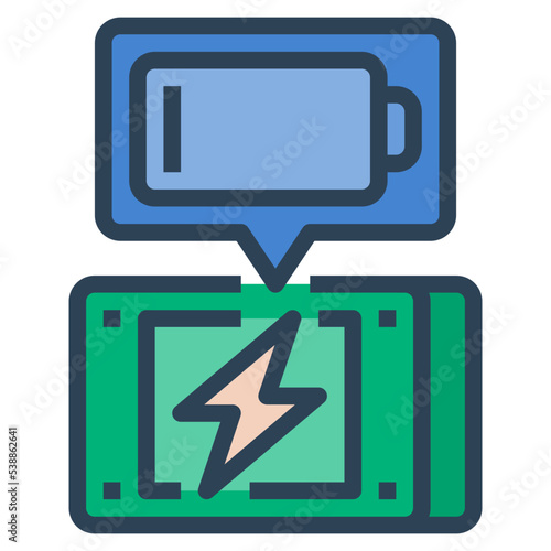 empty battery icon