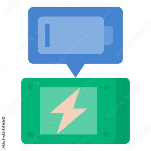 empty battery icon