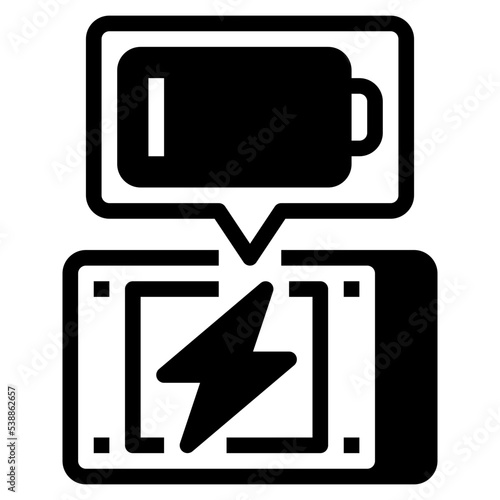 empty battery icon