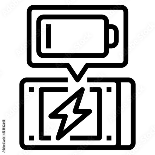 empty battery icon
