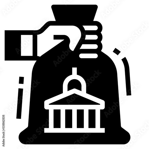 government subsidy icon