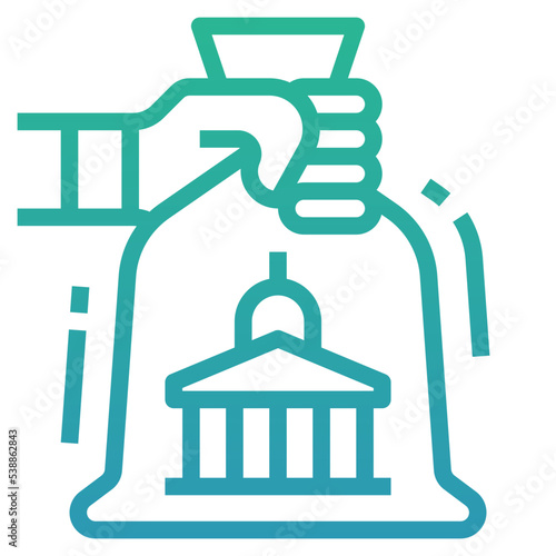 government subsidy icon