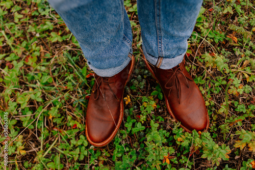 feet in the grass