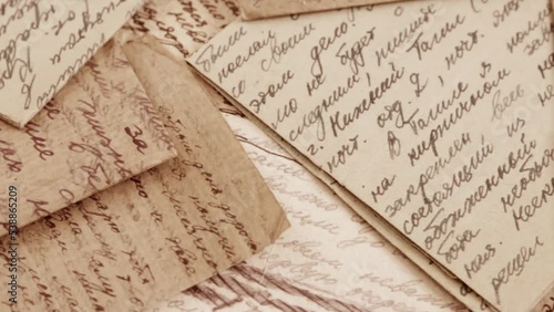 Handwritten letters from ww2