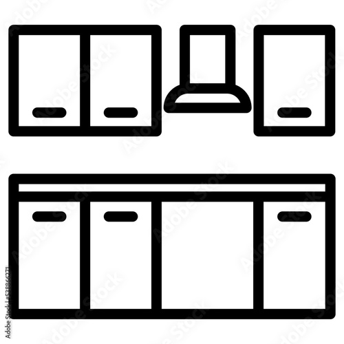 stove cabinet icon
