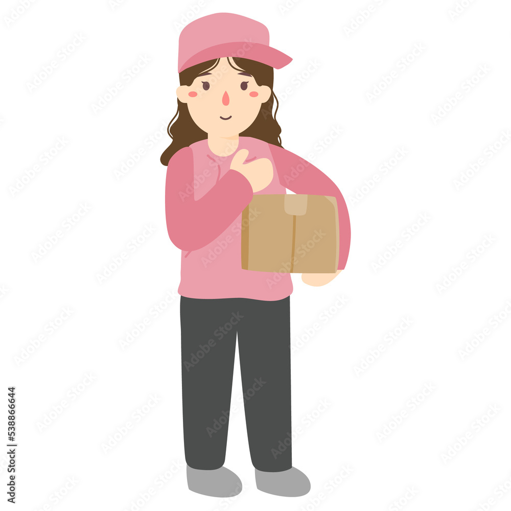 woman courier