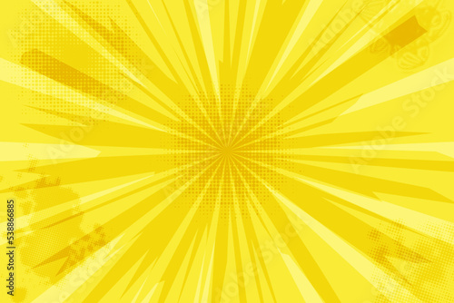 abstract background vector with rays of light for comic or other