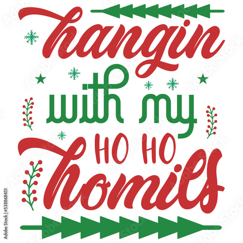 Christmas typography tshirt design
