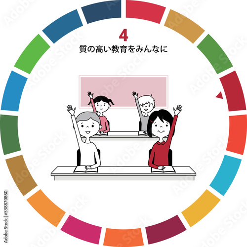 SDGs　GOAL4　質の高い教育をみんなに